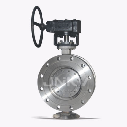 Затвор поворотный трехэксцентриковый фланцевый